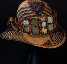 Load image into Gallery viewer, Headdress Band with Coral and Gilt coins from Zaine Morocco
