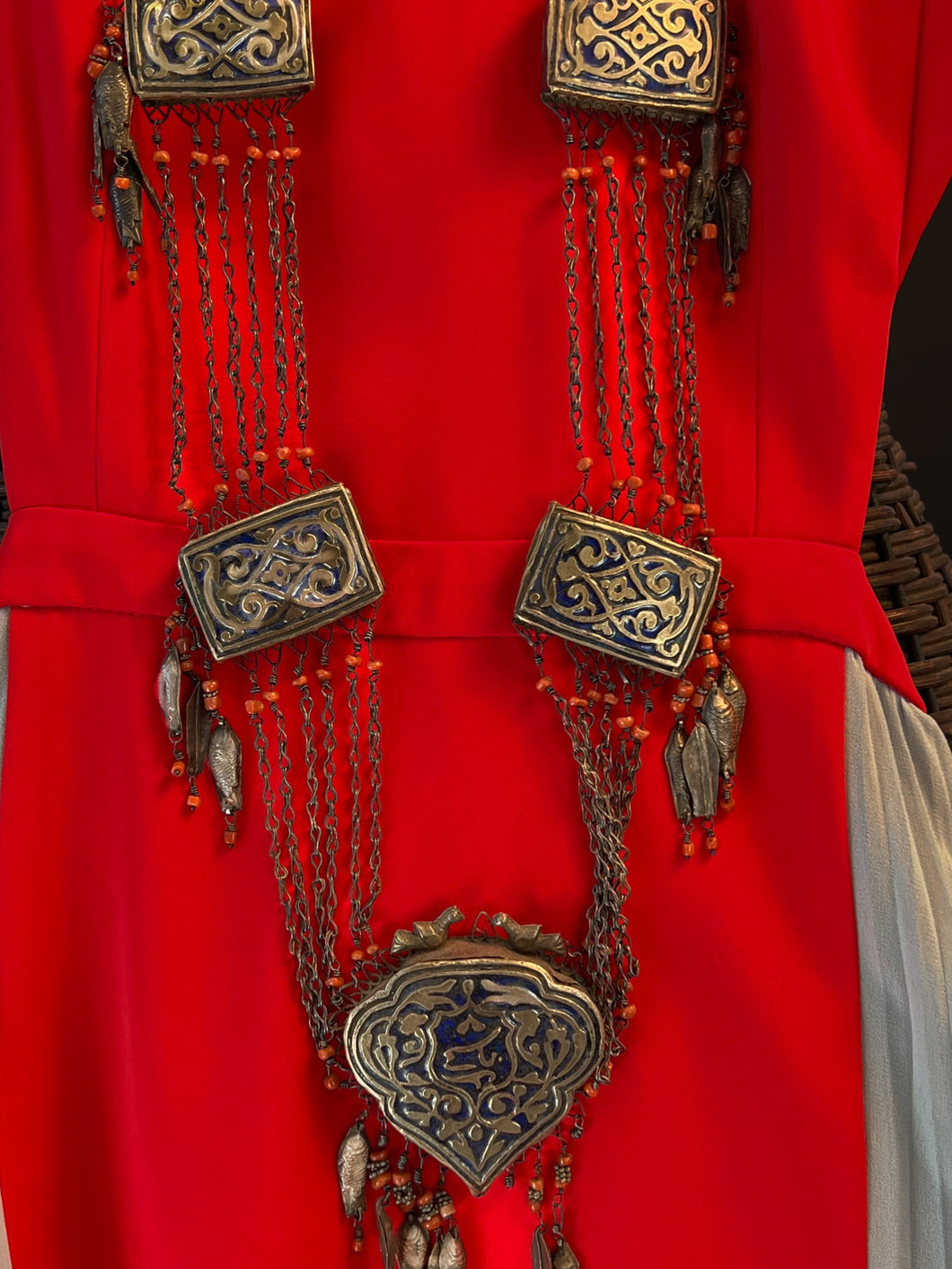 Bukhara Necklace with Enameling