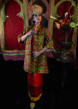 Load image into Gallery viewer, Uzbekistan Velvet Brocade with Rare Russian Orientalist Pattern

