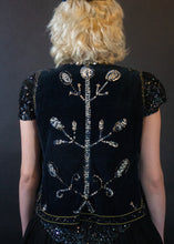 Load image into Gallery viewer, Blue Corduroy Polish Vintage Vest
