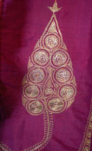 Load image into Gallery viewer, Kashmir Tunic with Gold Wrapped Embroidery
