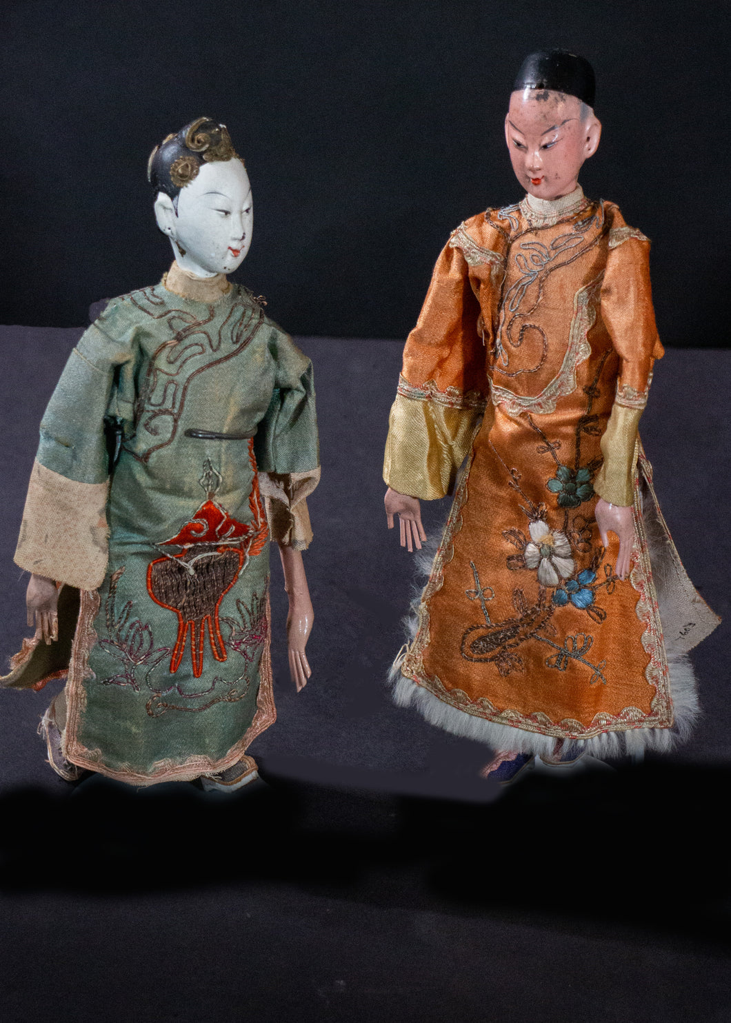 Pair of Chinese Opera Dolls