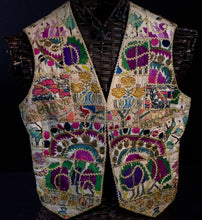 Load image into Gallery viewer, Greek Island Vest with Needlepoint Embroidery
