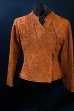 Load image into Gallery viewer, Orange on Orange  Embroidered Jacket with Side Ties
