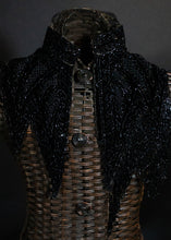 Load image into Gallery viewer, Victorian Jet Beaded Capelet
