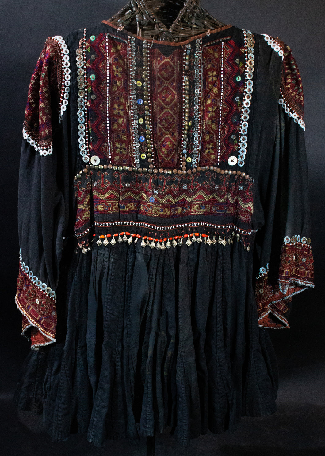 Jumlo Tunic with Metal Button Beading
