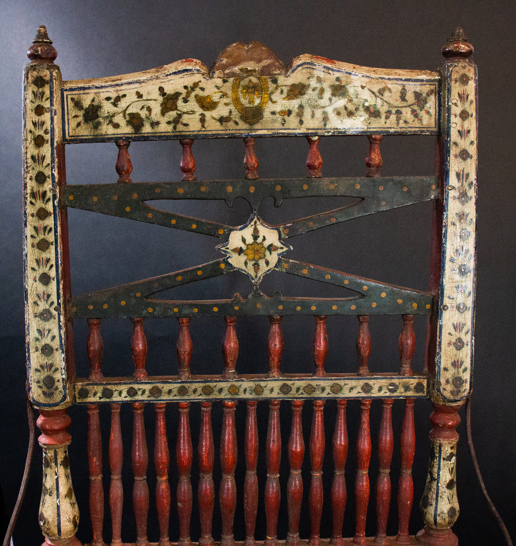 Anglo Indian  Spindleback  Pida Chair