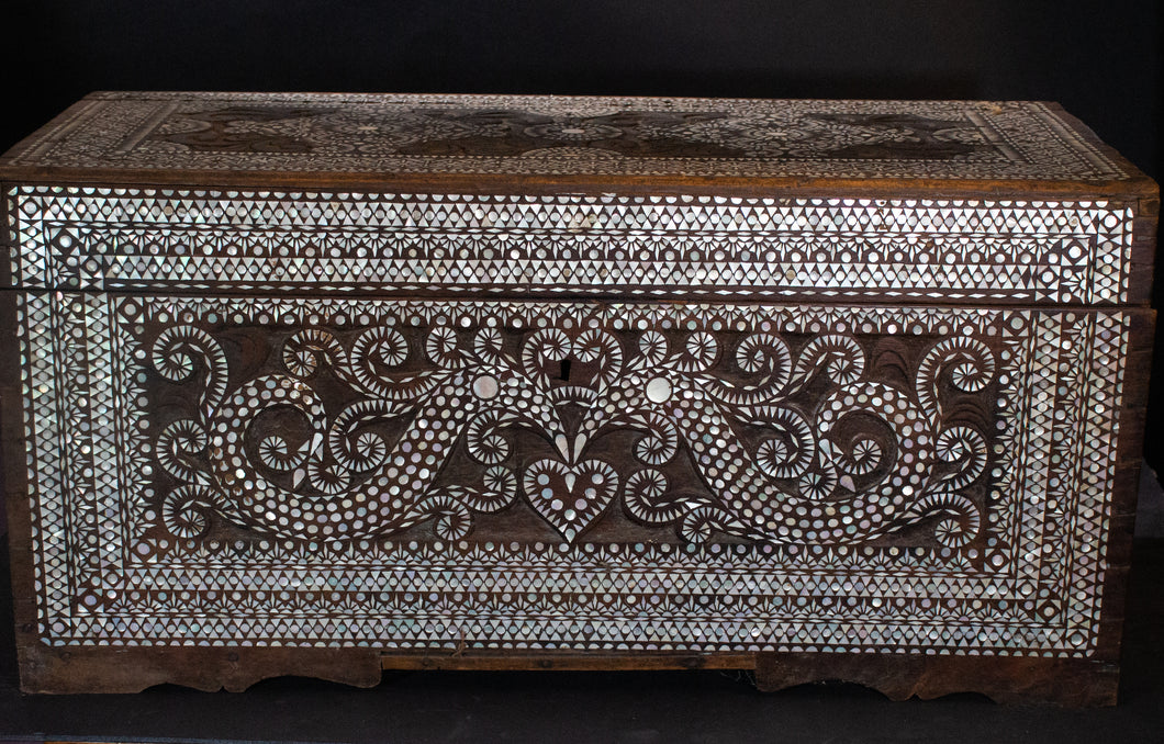 Philippine Inlaid Mother of Pearl Chest from Mindanao