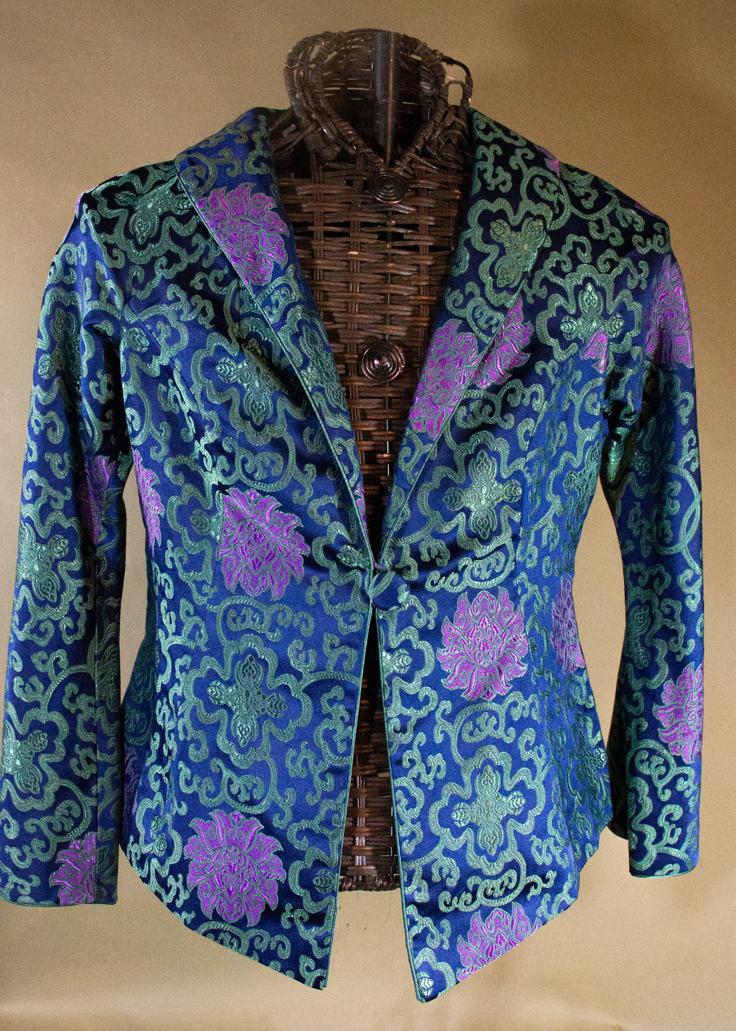 Asian silk Damask Jacket