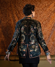 Load image into Gallery viewer, Art Deco  Satin Embroidered Chinese Jacket
