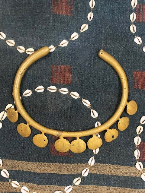Traditional brass torque (also: torc) from the Konyak Naga. 