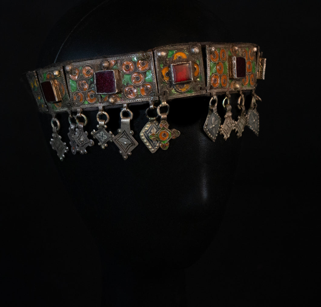 Moroccan Enamel Headdress Collection