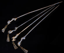 Load image into Gallery viewer, Hair Sticks Set in Antique Silver - Miao Tribes, China

