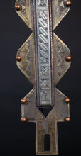Load image into Gallery viewer, Assrou n&#39; Swoul Antique Tuareg Silver, Brass and Copper Pendant.
