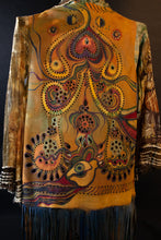Load image into Gallery viewer, Leather Atelier Carpe Diem Hand Painted Vest
