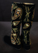 Load image into Gallery viewer, Embroidered Paisley Boots for Kids

