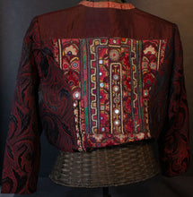 Load image into Gallery viewer, Images of Change Designer Embroidered Jacket 1980&#39;s
