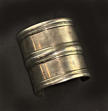 Load image into Gallery viewer, Beautiful patina on this elegant cuff bracelet.
